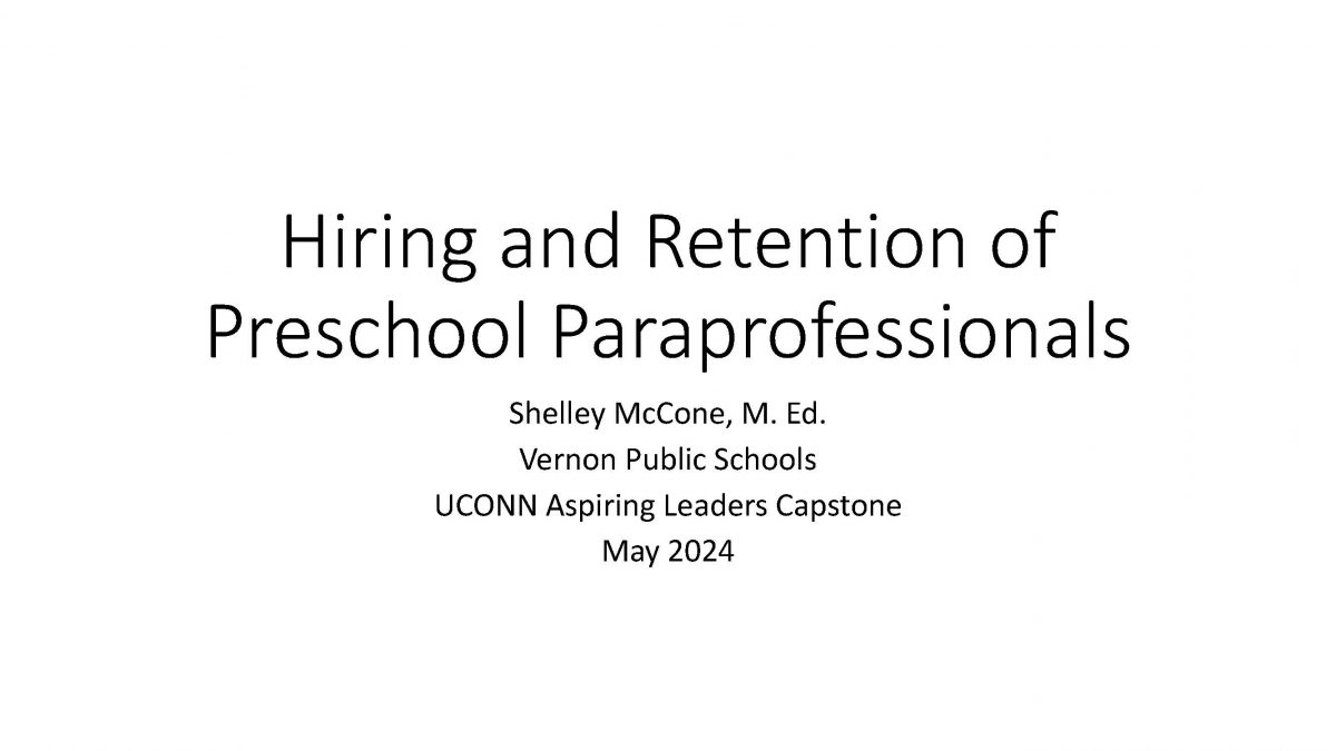 Cohort 2 Capstone Projects Center for Excellence in Developmental Disabilities Education