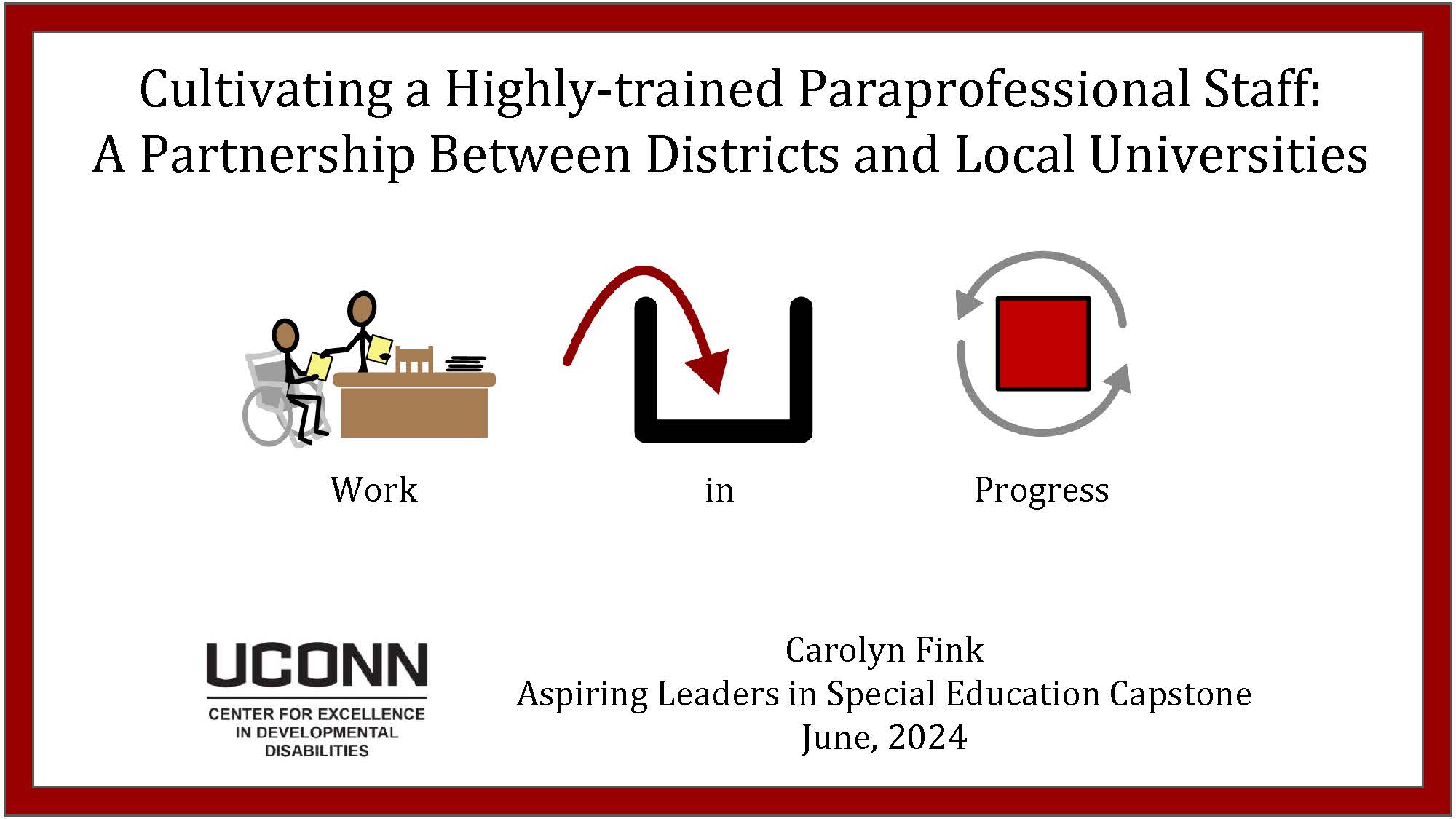 Cohort 2 Capstone Projects Center for Excellence in Developmental Disabilities Education